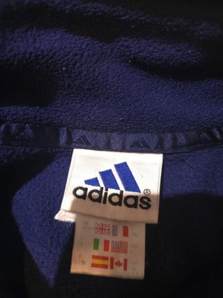 Chaqueta Polar Adidas M.Crem Azul XXL Ref-57500