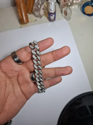 Pulsera Acero con Incrustaciones