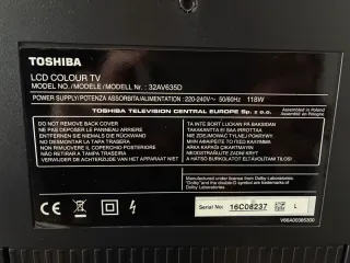 Televisión Toshiba LCD como nuevo