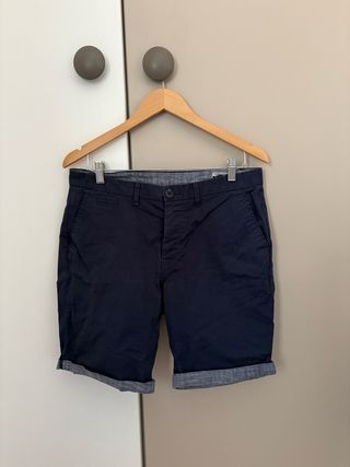 Pantalón corto chico azul