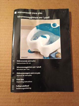 Massaggiatore Plantare Idromassaggio Silver Crest
