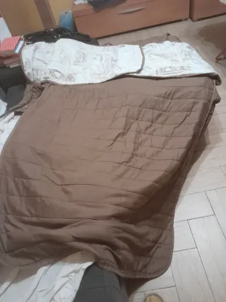 2 Copridivano tessuto beige e marrone prezzi diver