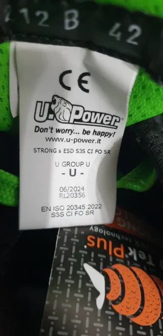 Scarpe da lavoro antinfortunistiche u-power 42