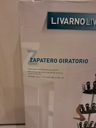 Zapatero Vertical Giratorio Livarno Living