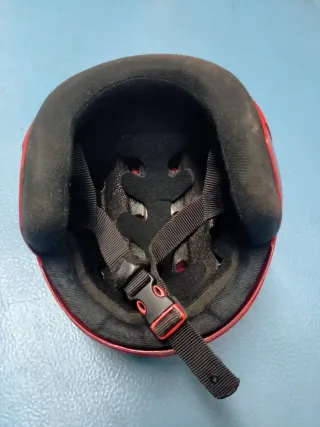 Casco de esquí Wedze rojo