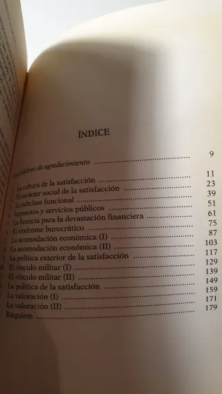 La cultura de la satisfacción