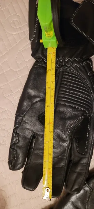 Guantes de moto Held cuero negro sin usar