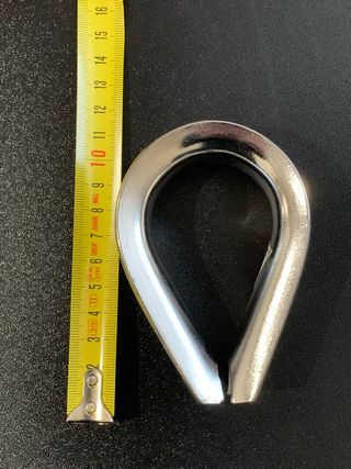 Guardacabos Inox 316 para cable 20mm