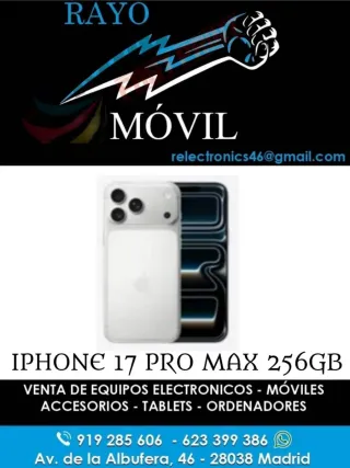 iPhone 17 Pro Max 256GB Plata Nuevo