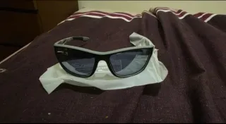 Gafas de Sol Unisex Negro/Gris Cristal Plata