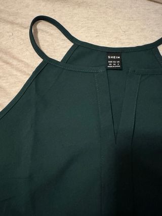 Top SHEIN verde talla XS
