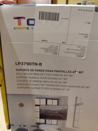 Soporte TV TooQ 43-90 hasta 75kg