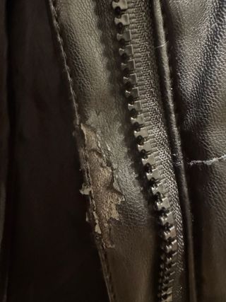 Chaqueta acolchada efecto piel Inside