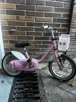 Bicicleta niña Decathlon rosa