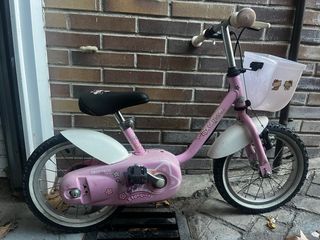 Bicicleta niña Decathlon rosa