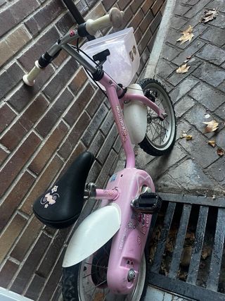 Bicicleta niña Decathlon rosa