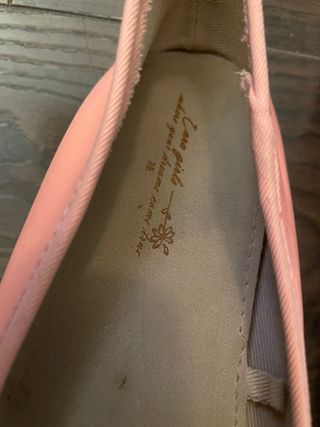 Bailarinas coral talla 35