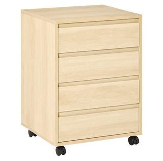 Cassettone da ufficio con 4 cassetti