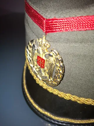 Gorro militar Yugoslavia antigua