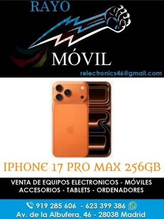 iPhone 17 Pro Max 256GB Naranja Nuevo