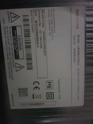 Gran Smart tv Samsung 50 pulgadas Negro