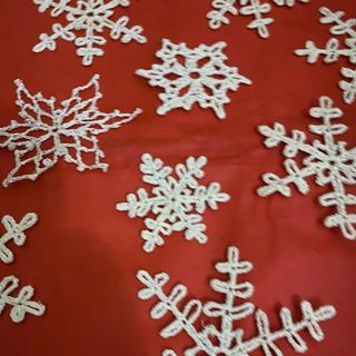 Fiocchi di Neve Uncinetto Artigianali