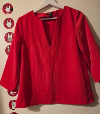 Blusa H&M Roja Talla M