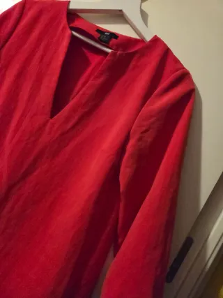 Blusa H&M Roja Talla M