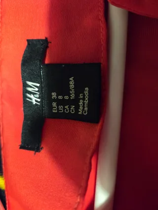 Blusa H&M Roja Talla M