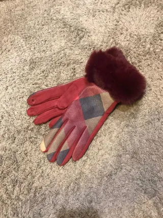 Guantes de invierno con estampado