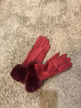 Guantes de invierno con estampado