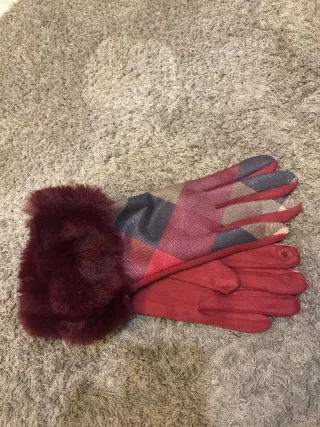 Guantes de invierno con estampado