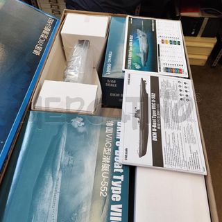 Modellino sottomarino DKM U-Boat Type VIIC U-552
