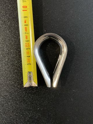 Guardacabos Inox 316 para cable 10mm