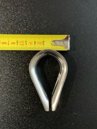 Guardacabos Inox 316 para cable 10mm