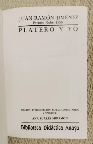Platero y yo