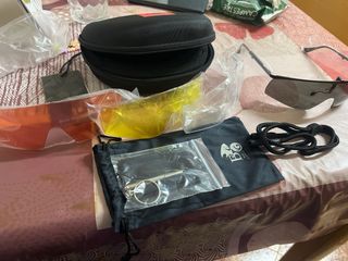 Gafas tiro al plato negras y grises