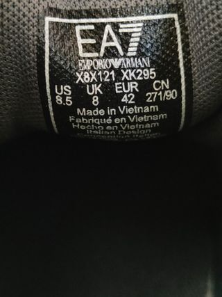 Zapatillas EA7 Emporio Armani Talla 42