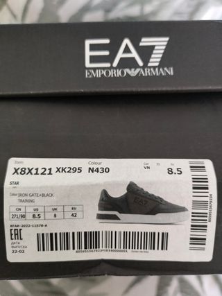 Zapatillas EA7 Emporio Armani Talla 42