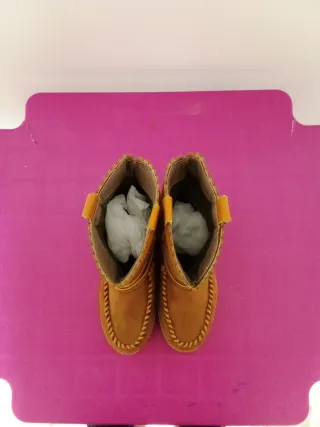 Stivaletti bimba Fersini cuoio zeppa interna