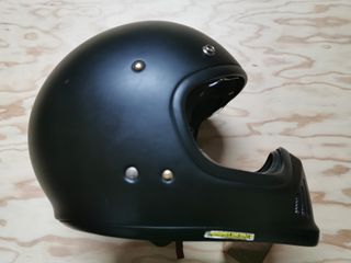 CASCO SHOEI EX-ZERO NEGRO MATE TIPO VINTAGE RETRO