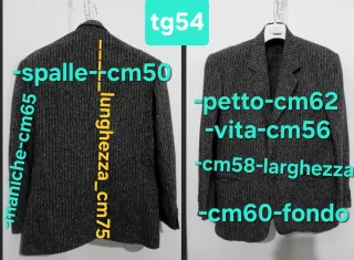 Giacca Saxon Italy Club tg 54It grigio scuro