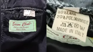 Giacca Saxon Italy Club tg 54It grigio scuro