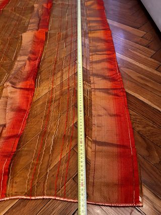 Set 4 tende misto seta fatte a mano