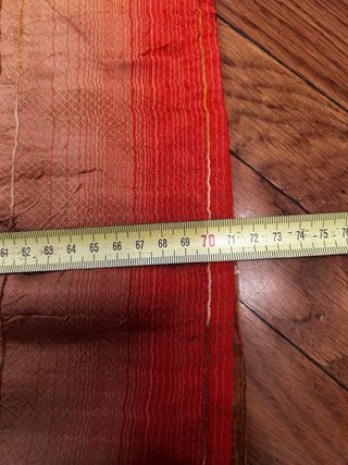 Set 4 tende misto seta fatte a mano