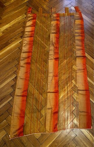 Set 4 tende misto seta fatte a mano