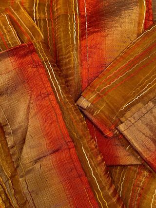 Set 4 tende misto seta fatte a mano