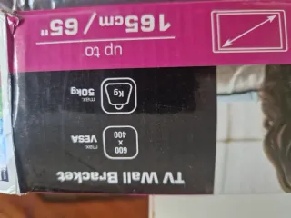 Soporte TV Pared 165cm/65 VESA 600x400