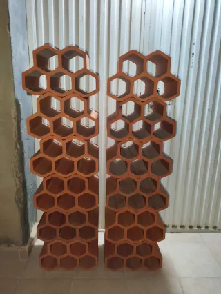 Botelleros de terracota (2 unidades)