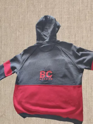 SUDADERA VINTAGE Best Company Talla S Leopardo 80